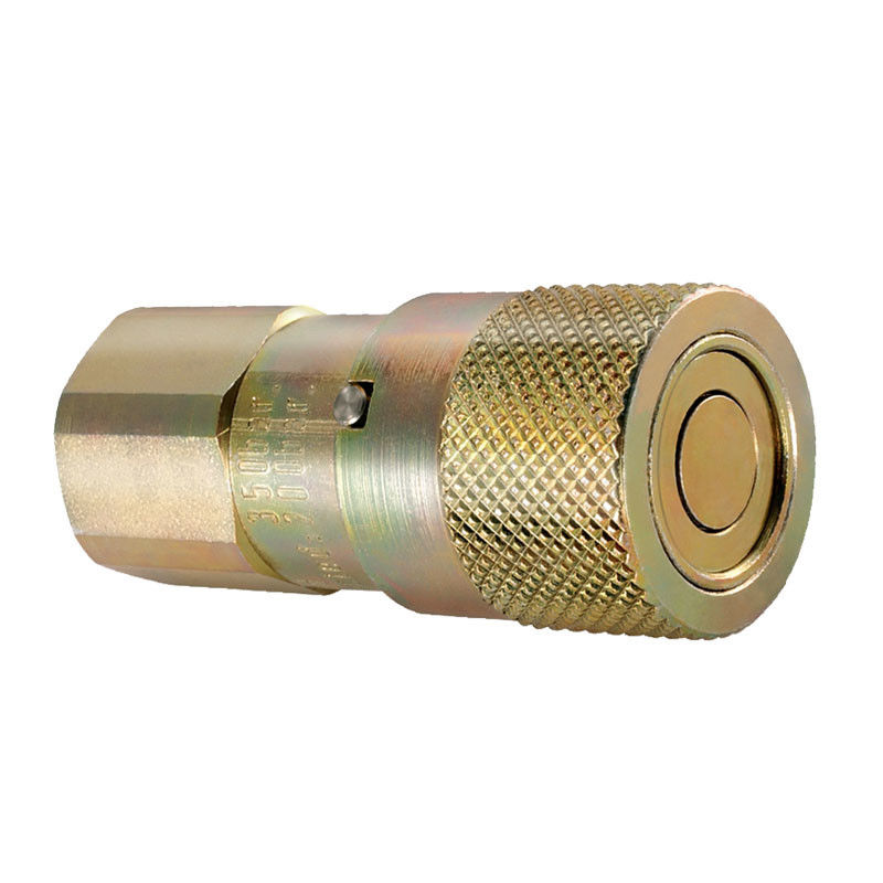 پیوندهای سریع هیدرولیک فولادی زینک پوشانده سری ISO ISO 16028-Cb-Sp-6fn-Qa
